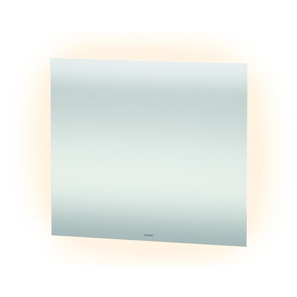 Duravit Light & Mirror Mirror, 31 1/2 X1 1/4 X27 1/2  White Matt, Square, Switch & External LM7806000006000